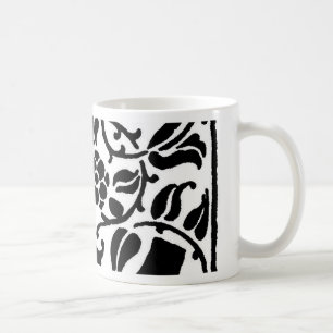 Initial C Monogram. Floral Name Customised Pattern Coffee Mug