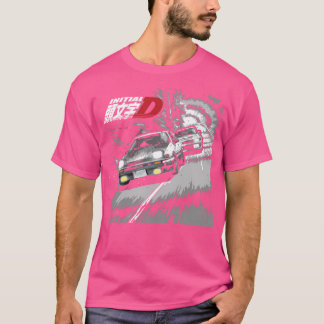 Initial D - Mountain Drift Racing Tandem Ae86 Vs E T-Shirt
