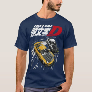 Initial D Mountain Drift Racing Tandem AE86 vs FD  T-Shirt
