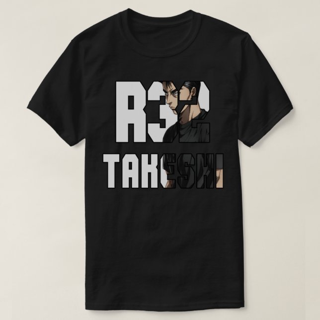 Initial D Takeshi Nakazato R32 1 T-Shirt (Design Front)