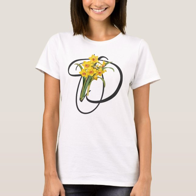 Initial D, Vintage Daffodils T-Shirt (Front)
