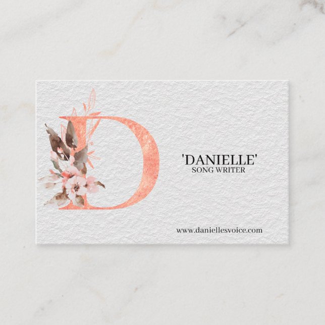 Initial - Double-sided Business Card (Front)