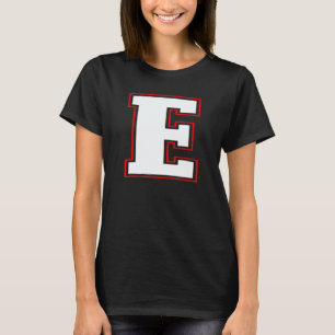 Initial E Monogram E Letter E Capital Alphabet T-Shirt