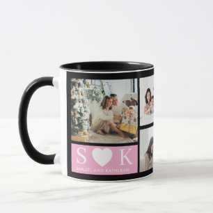 Initial EDITABLE Sweetheart Photos Valentine's Mug