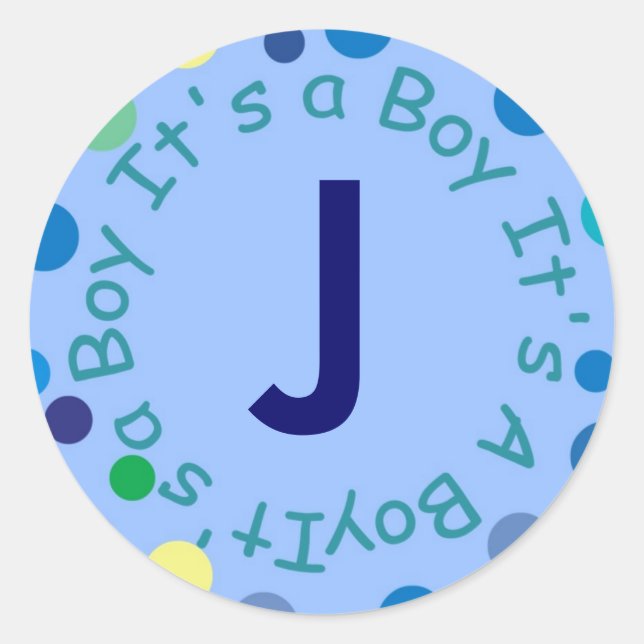 Initial G Can Be Changed by You Be... - Customised Classic Round Sticker (Front)