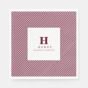 INITIAL GRADUATION PARTY NAPKINS