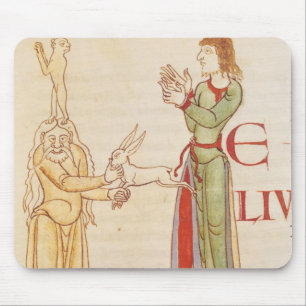 Initial 'H' in the form of two conjurors Mouse Mat