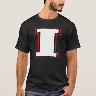 Initial I Monogram I Letter I Capital Alphabet T-Shirt