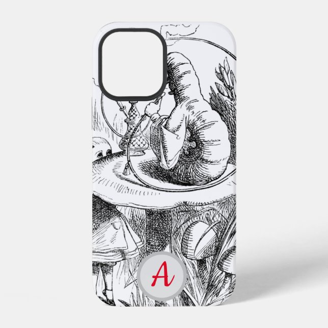 INITIAL IPHONE 12 CASE Hookah-Smoking Caterpillar (Back)