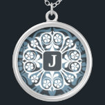 Initial J Monogram Letter Pendant Necklace<br><div class="desc">Show your pride in your initials wearing a monogram letter pendant.
The initial silver pendant also makes a memorable gift for any special occasion for the important people of your life.
Reflections offers many  different choices in designs to make your initial pendant unique and special.</div>