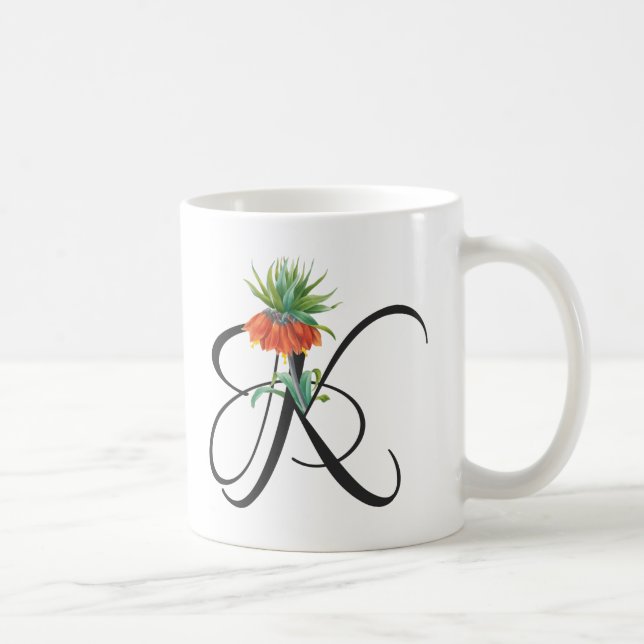 Initial K, Vintage Kaiser's Crown Coffee Mug (Right)