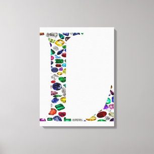 Initial L Canvas Print