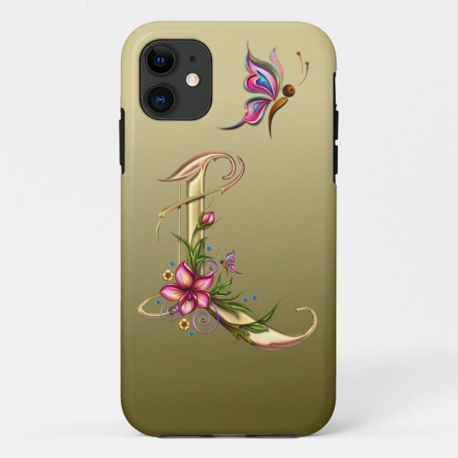 Initial L Case-Mate Tough Apple iPhone 11 Case (Back)