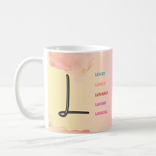 Initial "L" Mug (11oz) (Left)