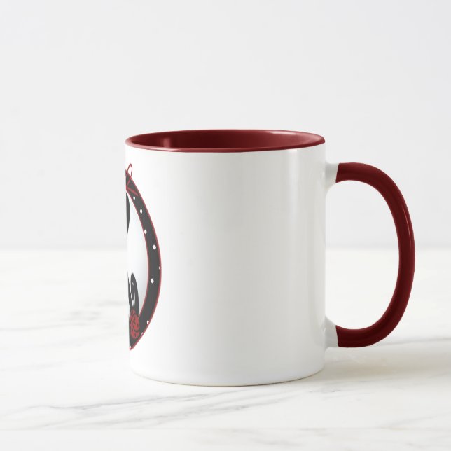 Initial Lady M  Mug (Right)