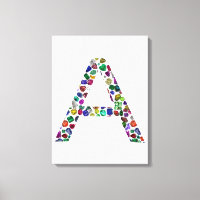 Initial Letter A, Monogram Modern Stylish Trendy