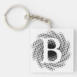 Initial Letter Custom Key Ring