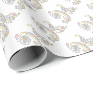 Initial letter K monogram personalised wrap Wrapping Paper