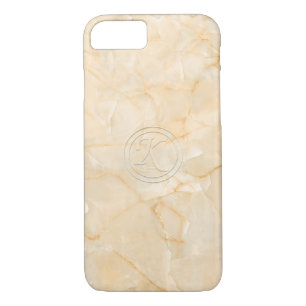 Initial Letter K With Marble Print Effect iPhone 8/7 Case