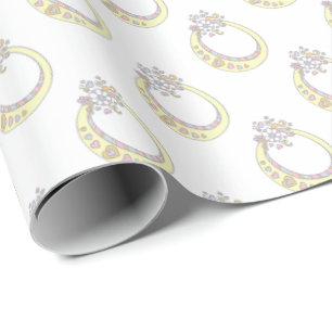 Initial letter O monogram personalised wrap Wrapping Paper