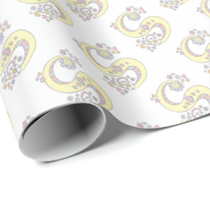 Initial letter S monogram personalised wrap Wrapping Paper