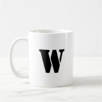 Initial Letter | Teal Monogram Modern Stylish Cool