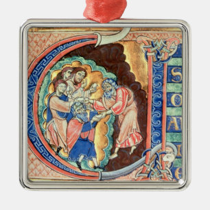 Initial Letter 'V'  Visio Abdie Metal Tree Decoration