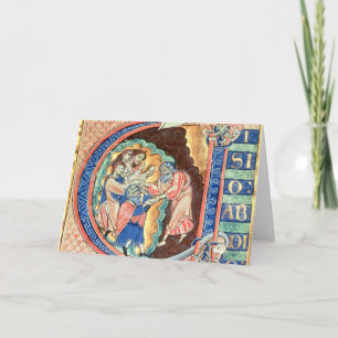 Initial Letter 'V'  Visio Abdie Note Card