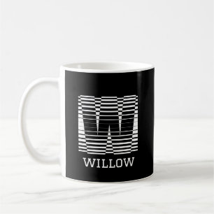INITIAL LETTER W - ALPHABET NAME W COFFEE MUG