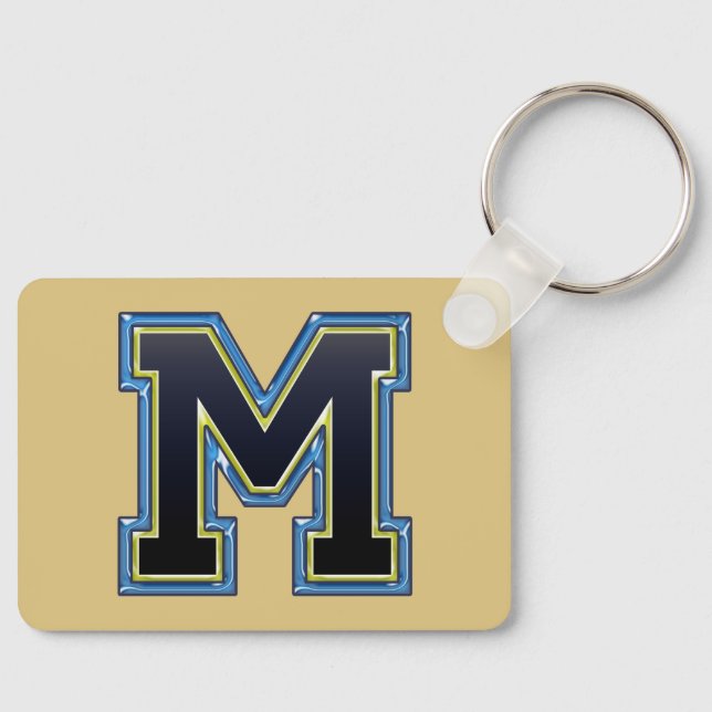 Initial M Key Ring (Front)