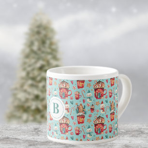 Initial, Magical Houses & Candy 6oz Espresso Cup