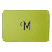 Initial Monogram Peridot Jewel Tone Solid Colour