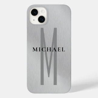 Initial monogram professional plain add your name Case-Mate iPhone 14 plus case