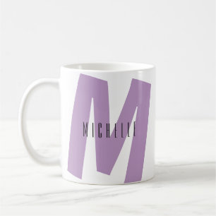 Initial Mug - Custom Monogram Name Alphabet Gift