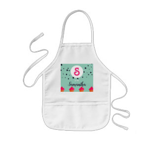 Initial & Name Personalised Cupcakes Kids Apron