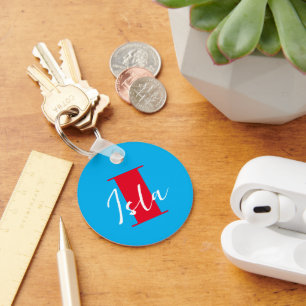 Initial + Name Personalised - Easy to Customise - Key Ring