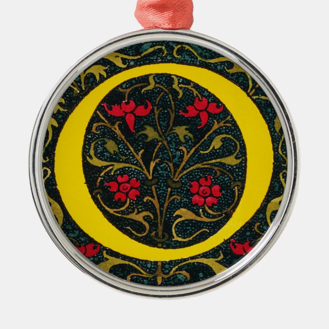 INITIAL O, 1520. METAL TREE DECORATION (Front)