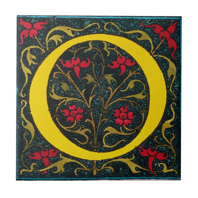 INITIAL O, 1520. TILE (Front)