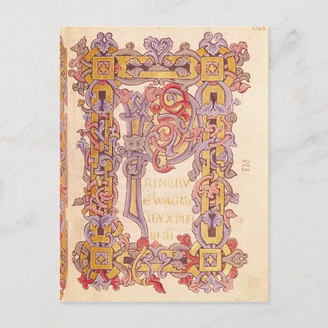 Initial 'P' Postcard (Front)