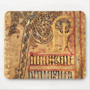 Initial page from the Lichfield Gospels, c.720 Mouse Mat