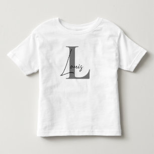 INITIAL personalised tshirt-bodysuit name  Toddler T-Shirt