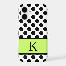 Initial Poka Dot Iphone 7 Plus Case