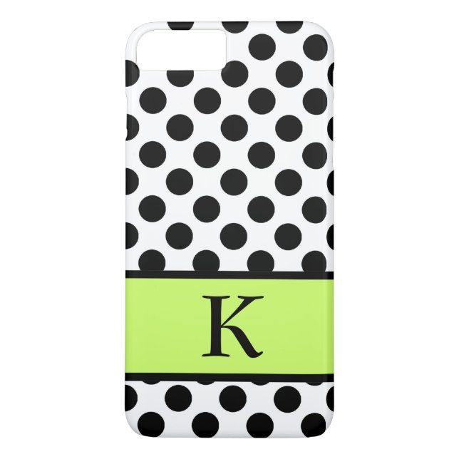 Initial Poka Dot Iphone 7 Plus Case (Back)