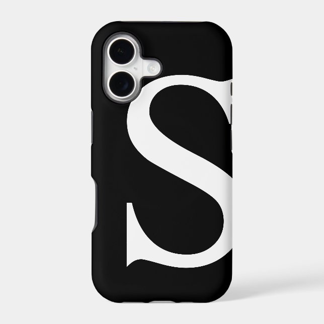 Initial S iPhone Case (Back)