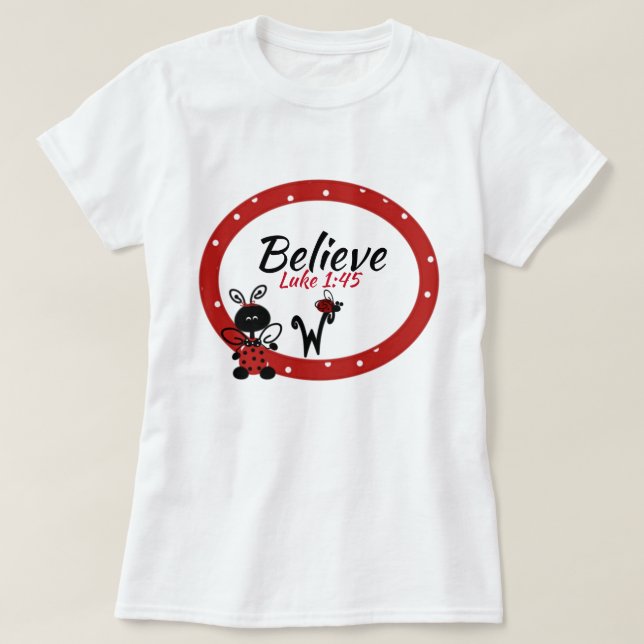 Initial / Scripture  -Women's Hanes Nano T-Shirt (Design Front)