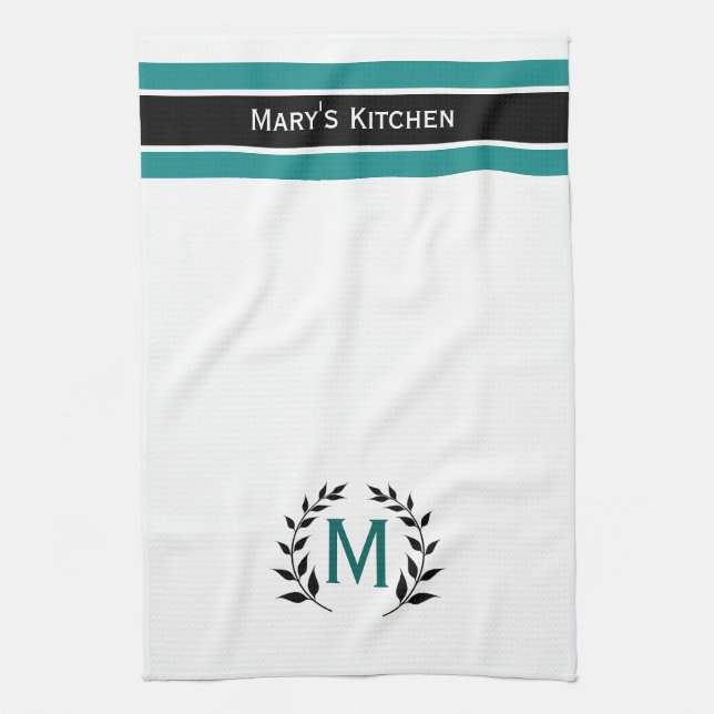 Initial Tea Towel (Vertical)