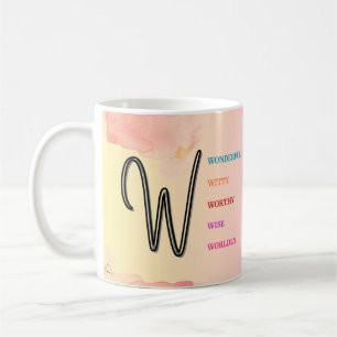 Initial "W" Mug (11oz)