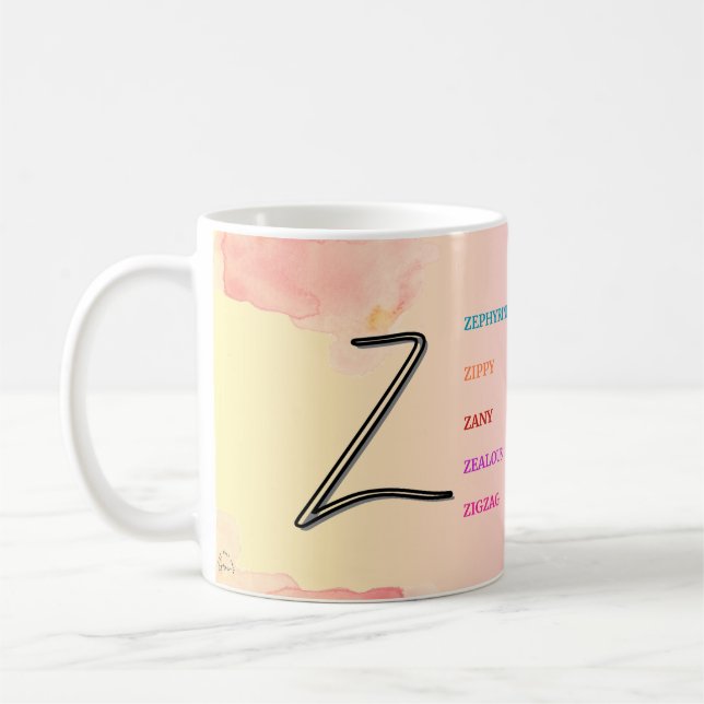 Initial "Z" Mug (11oz) (Left)