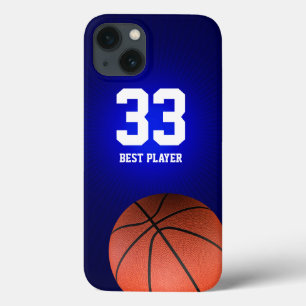 Initials Basketball   Sports Gifts iPhone 13 Case