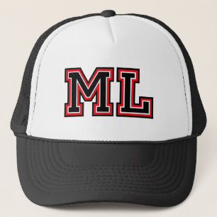 Initials 'ML' Trucker Hat